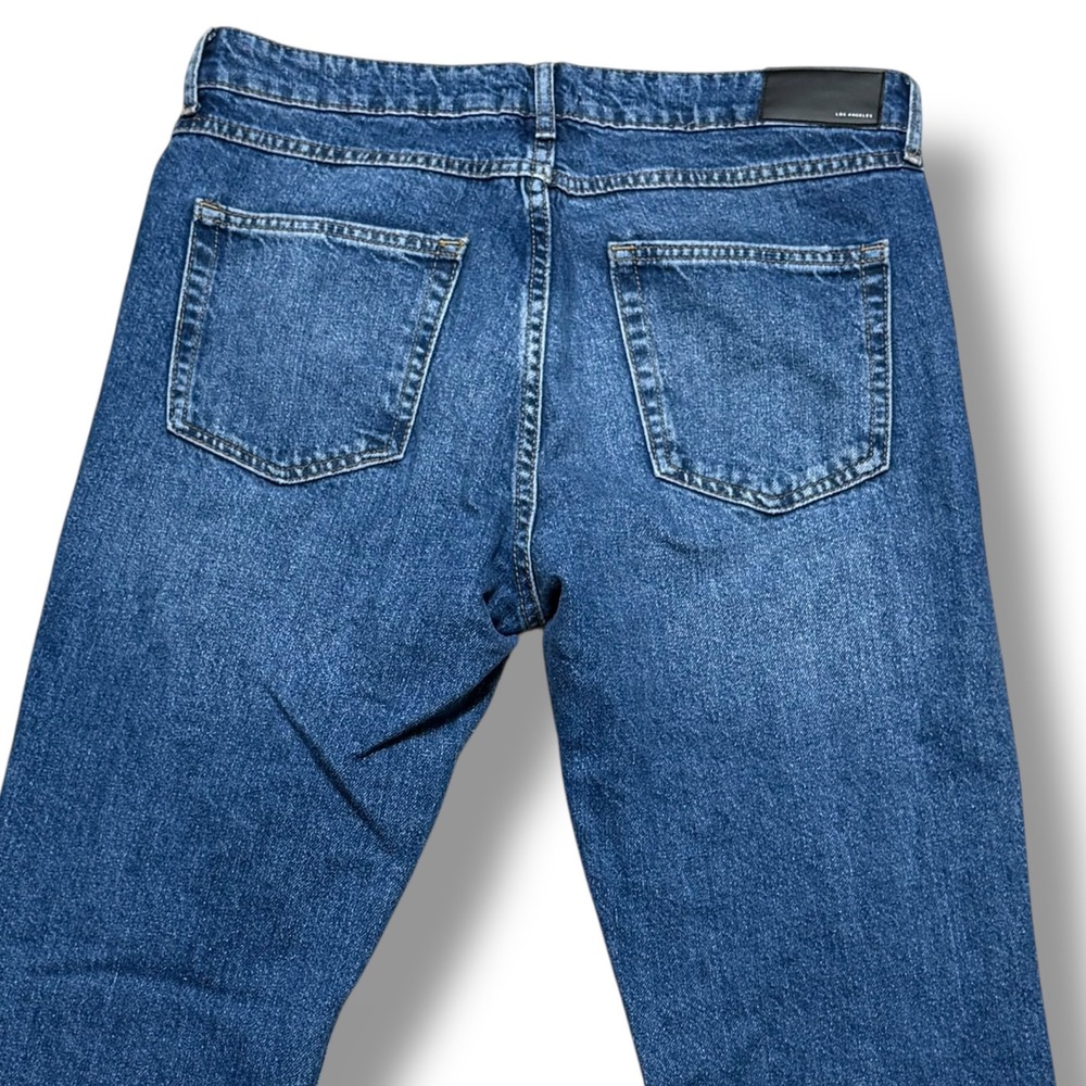 Forever 21 Straight Leg Ripped Distressed Denim Jeans Mens Size 32 - Picture 12 of 13